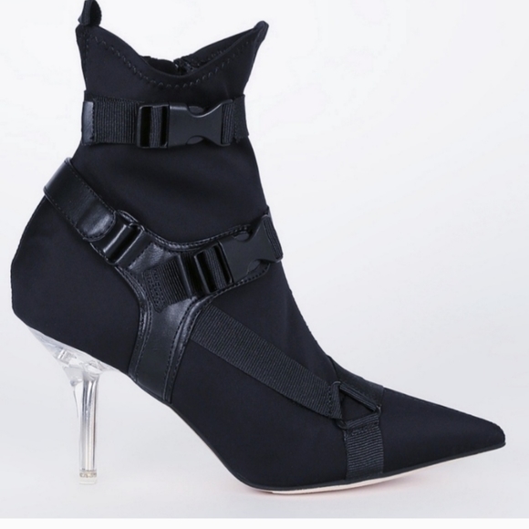 Black buckle boots - Picture 2 of 5